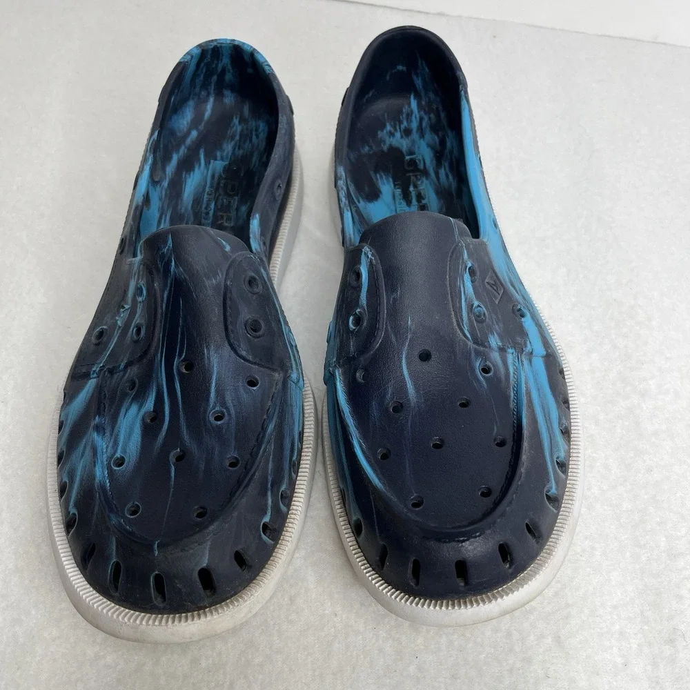 SPERRY Top Side Float Boat Water Summer Rubber Shoe Mens 12 Preppy Coastal Beach